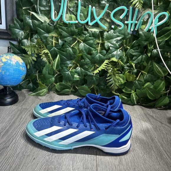 Adidas X Crazyfast.3 Indoor Soccer Shoes Blue US Size M  7 W 8 / ID9338 main image 5